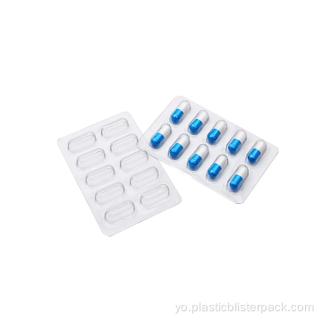 10 Iho Atẹ Medical Pill Kapusulu Blister Pack